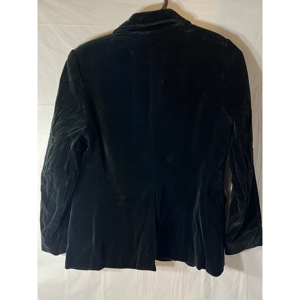 As is-Koret of California Vintage Black Velvet Blazer Union USA  business pro - Picture 9 of 16